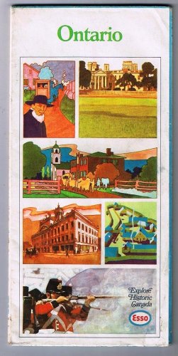 Ontario Esso Road Map 1970