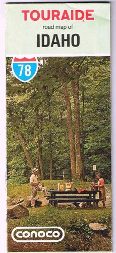 Idaho Conoco Road Map 1977