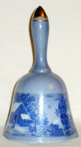 American Treasury Copenhagen Currier & Ives  Bell 1977