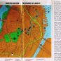 Boston New England Map 1976 Street Map Historic Sites Boston