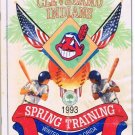 Cleveland Indians Spring Training Souvenir Program 1993 Winter Haven Florida