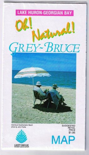 Ontario Grey Bruce Lake Huron Georgian Bay Map Southampton Beach