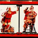Coca Cola Nostalgia Playing Cards (2 Packs) Decorative Tin Santa Claus 1994
