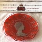 Hammersley Long Pin Tray Queen Elizabeth II Silver Jubilee 1977 + Red Pin Dish