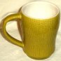 Starbucks Coffee Mug Burlap Design Celery Green 2007 12 oz