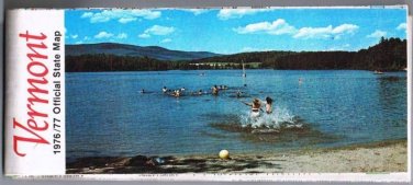 Vermont Roadmap 1976-77 Official State Map