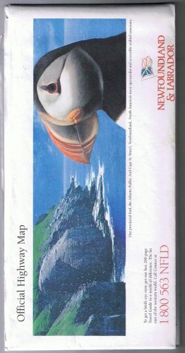 Newfoundland & Labrador Official Road Map 1996 Cape St Mary's Atlantic Puffin