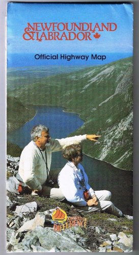 Newfoundland & Labrador Official Road Map 1992 Gros Morne National Park