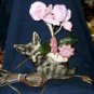 VINTAGE Singer Scottish Terrier Glass Lamp Light