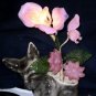VINTAGE Singer Scottish Terrier Glass Lamp Light
