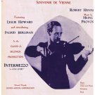 Intermezzo A Love Story Movie Sheet Music Movie Leslie Howard Ingrid Bergman