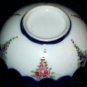 VINTAGE Cobalt Blue Gold Handpainted Hair Receiver