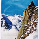 Mont Blanc France Postcard Chamonix Cablecars to Blanche Valley