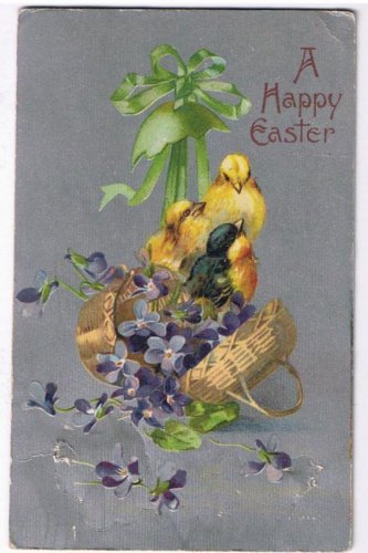 Easter Postcard Stedman Brothers Brantford Ontario Postmarked Berlin Ont 1909