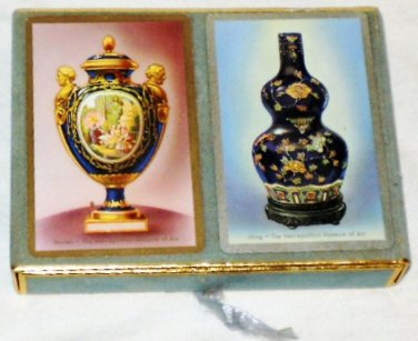 VINTAGE Congress Bridge Playing Cards ~ Sevres Ming Vases MMOA