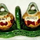 VINTAGE Mexican Baskets Clay Pots Salt & Pepper Shakers Tray Handle