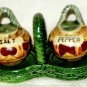 VINTAGE Mexican Baskets Clay Pots Salt & Pepper Shakers Tray Handle
