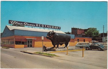 Kentucky Postcard Winchester Blue Grass Restaurant