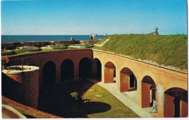 Mississippi Postcard Fort Massachusetts Ship Island Gulfport Biloxi