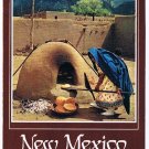 New Mexico  Postcard Taos Indian Woman Baking Bread Outdoor Oven