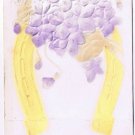 Good Luck Postcard Embossed Horse Shoe Violets 1908
