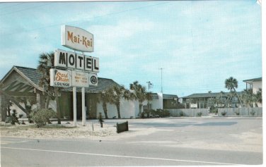 Florida Postcard Pensacola Beach Mai Kai Beach Motel & Apartments