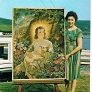 Nova Scotia Artist in Wool Postcard Tapestry Youthful Jesus Elizabeth LeFort