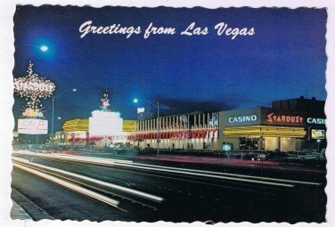 Nevada Postcard The Strip At Night
