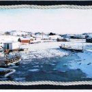 Newfoundland & Labrador Postcard Slob Ice Harbour Scene In Winter