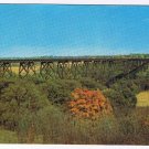 Illinois Postcard Chicago North Western Railway Bridge Des Moines River Valley