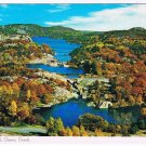 Whitefish Falls Ontario Postcard Aerial View Lake Autumn Trees