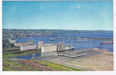 Minnesota Postcard Duluth Superior Harbor Westerly Terminus St Lawrence Seaway