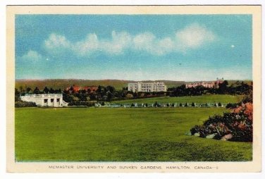 Hamilton Ontario Postcard McMaster University