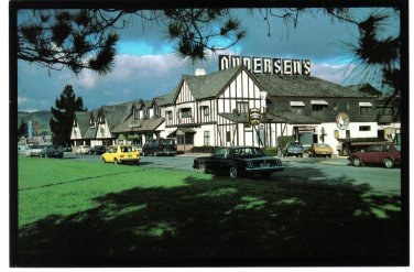 California Postcard Santa Ynez Valley Andersen's Pea Soup Restaurant