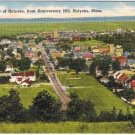 Holyhoke Massachusetts Postcard View From Anniversary Hill Linen Curteich