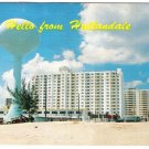 Florida Postcard Hollywood Hallandale Beach Boulevard