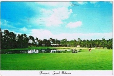 Freeport Grand Bahamas Postcard Golf Course King's Inn Hotel