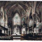 Kingston Ontario Postcard Interior St Mary's Cathedral