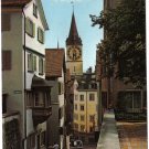 Switzerland Postcard Zurich Pflazgasse & St Peter
