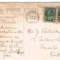 Valentine's Day Postcard Heart Flowers Home Scene Gottschalk Embossed Germany