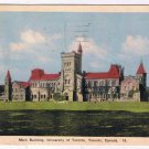 Ontario Postcard Toronto Main Building University of Toronto