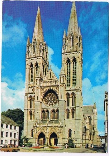 United Kingdom UK Postcard Cornwall Truro The Cathedral