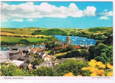 United Kingdom UK Postcard South Devon Salcombe