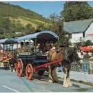 United Kingdom UK Postcard Cornwall Polperro Horse Buses Crumplehorn Inn