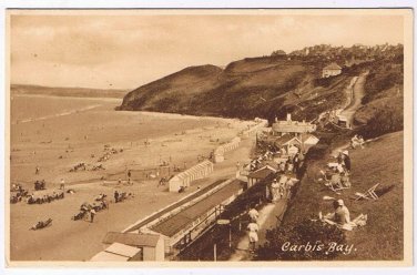 UK Postcard Cornwall Carbis Bay RPPC
