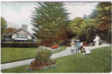Ventnor Park Postcard Isle of Wight Garden of England Series REM