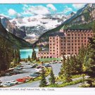Alberta Postcard Banff National Park Chateau Lake Louise Courtyard