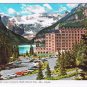 Alberta Postcard Banff National Park Chateau Lake Louise Courtyard