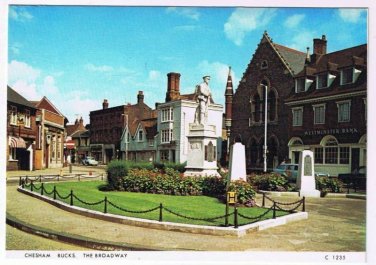 Chesham England UK Postcard Chesham Bucks The Broadway