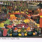 California Postcard Los Angeles Farmers Market Exotic Produce